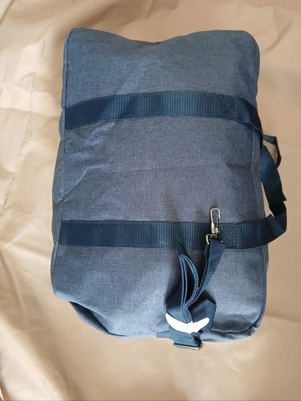 Blue Gray Men's Duffle Bag - Lightweight Travel Weekend Bag